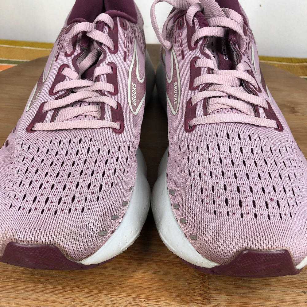 brooks glycerin 20 womens size 9 shoes purple athletic running sneakers - Picture 5 of 13